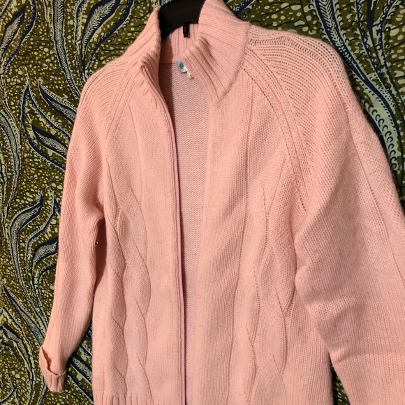 Pink Cashmere Cardigan - Picture 2 of 6